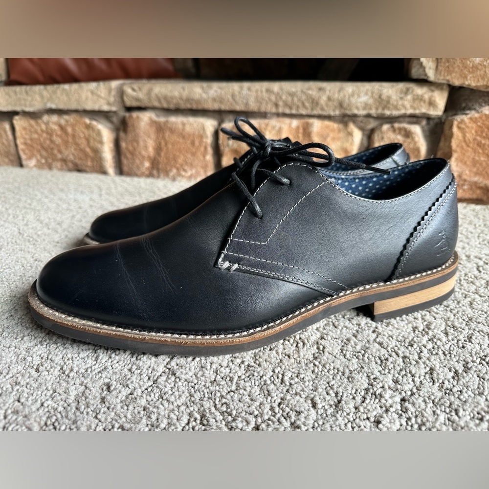 Original Penguin Black Leather Dress Shoes